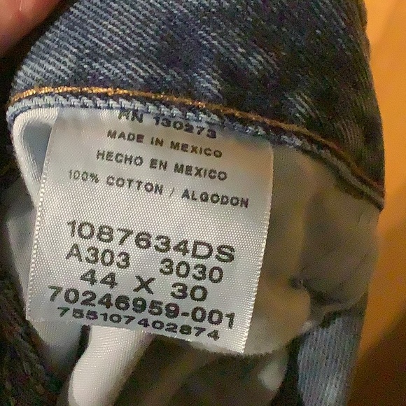 Rustler Classic Relaxed fit straight leg jeans 44x30 - Picture 3 of 3